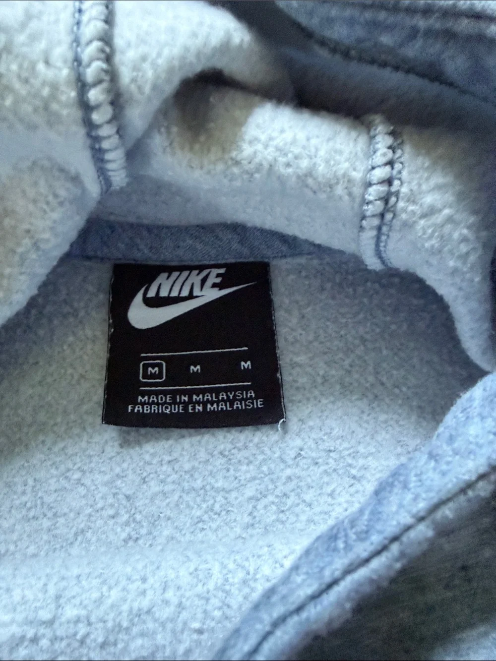 Nike Gray Hoodie with Pink NIKE Swoosh Logo